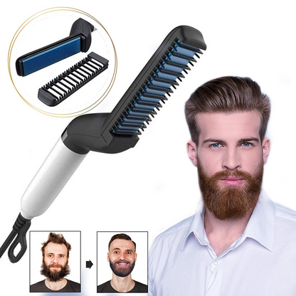 Styler 3-en-1 pour homme : Volume, Lissage et Contrôle