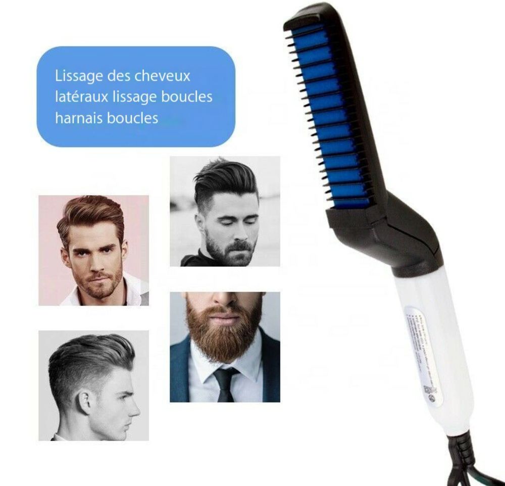 Styler 3-en-1 pour homme : Volume, Lissage et Contrôle