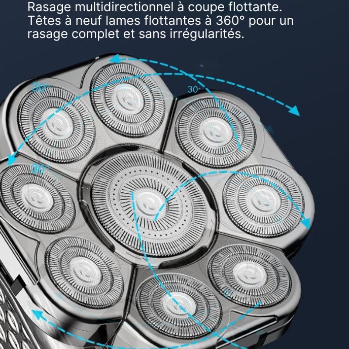 Rasoir Électrique Multifonction 9-en-1